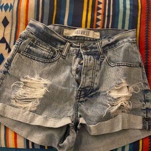 Melville jean shorts
